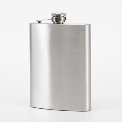 1-18oz stainless steel whiskey flask Russia portable hip flask flagon wholesale