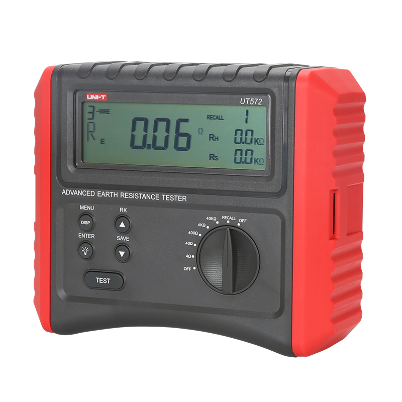 UNI-T UT572 интеллигентая (ый) микро-чип управления для того чтобы контролировать сопротивления земли интеллигентая (ый) тестер сопротивления заземления
