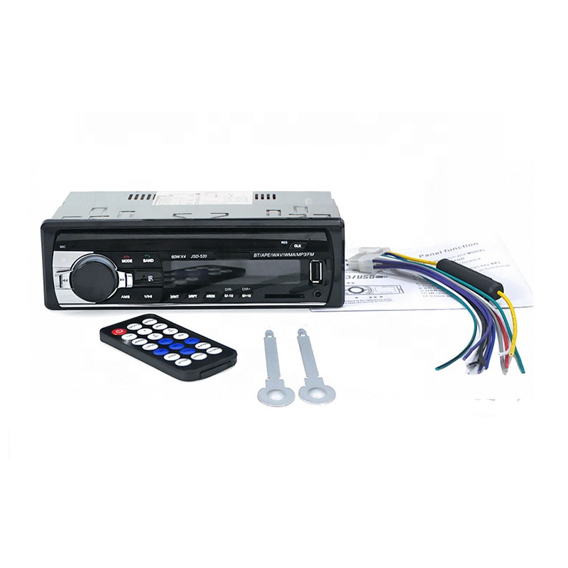 Besery автомобиля MP3 плеер стерео автомагнитолы BT 12 В в-тире 1 Din FM Aux аудио приемник SD USB JSD-520