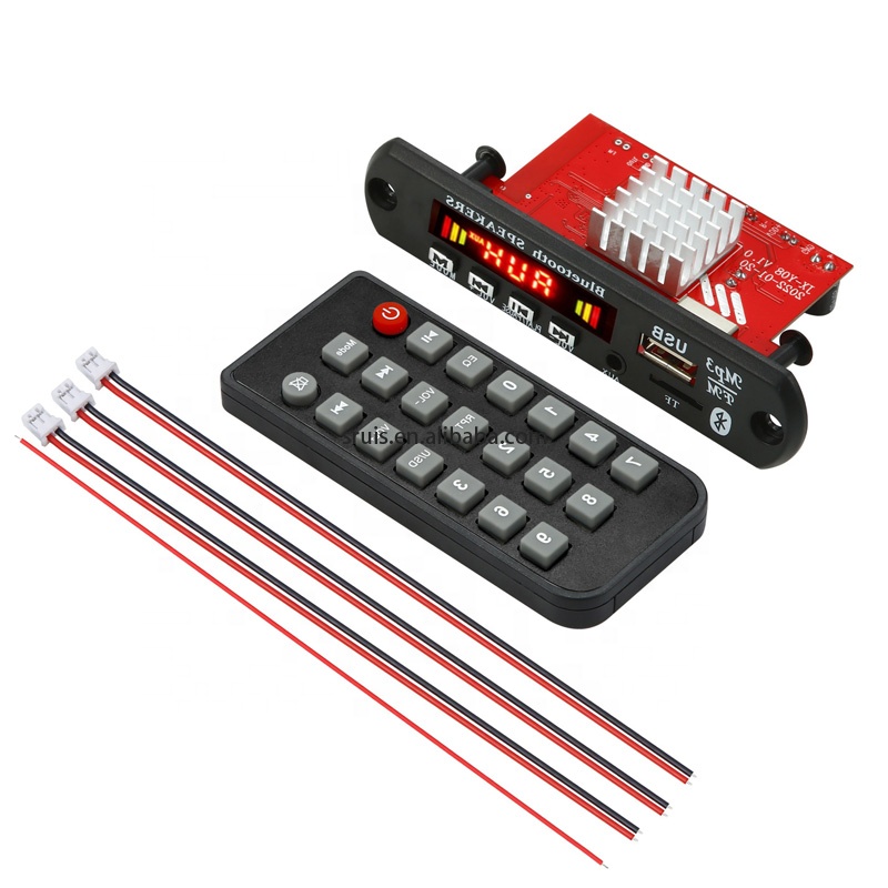 DC 8V-24V 2*60 Вт усилитель MP3 декодер доска 120 Вт MP3 плеер V5.0 модуль USB FM AUX радио записи звука для динамик JX-Y08