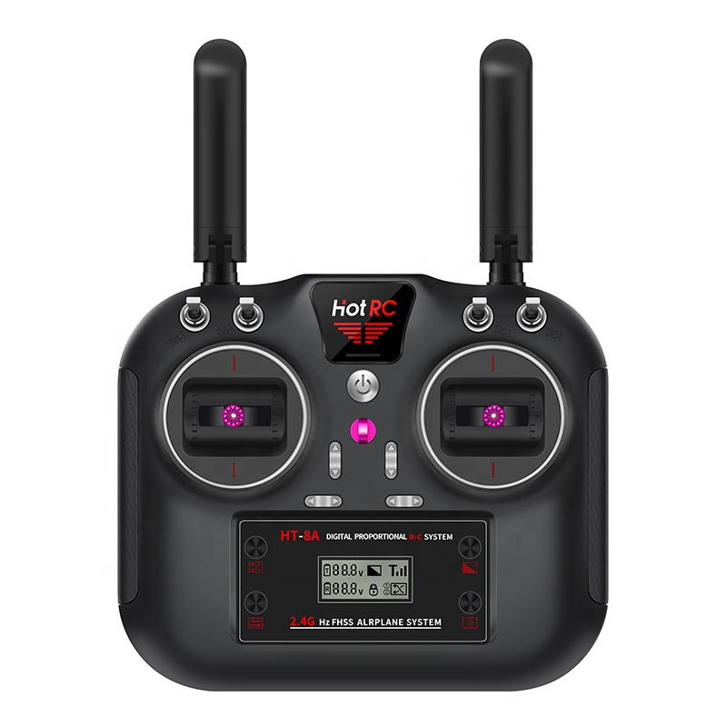 HOTRC HT-8A 2,4G 8CH RC передатчик 8CH приемник Пульт дистанционного управления для FPV Дрон Самолет Rc автомобиль Лодка
