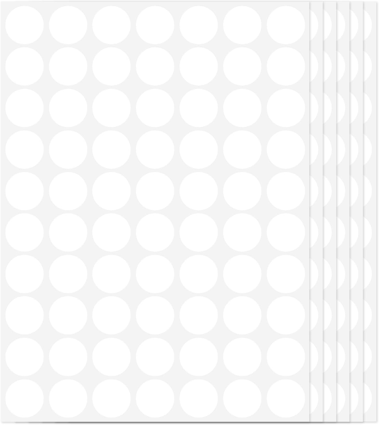 Custom Round Colorful Circle Dot Self Adhesive Stickers Round Classification Blank Mark Sticker Label