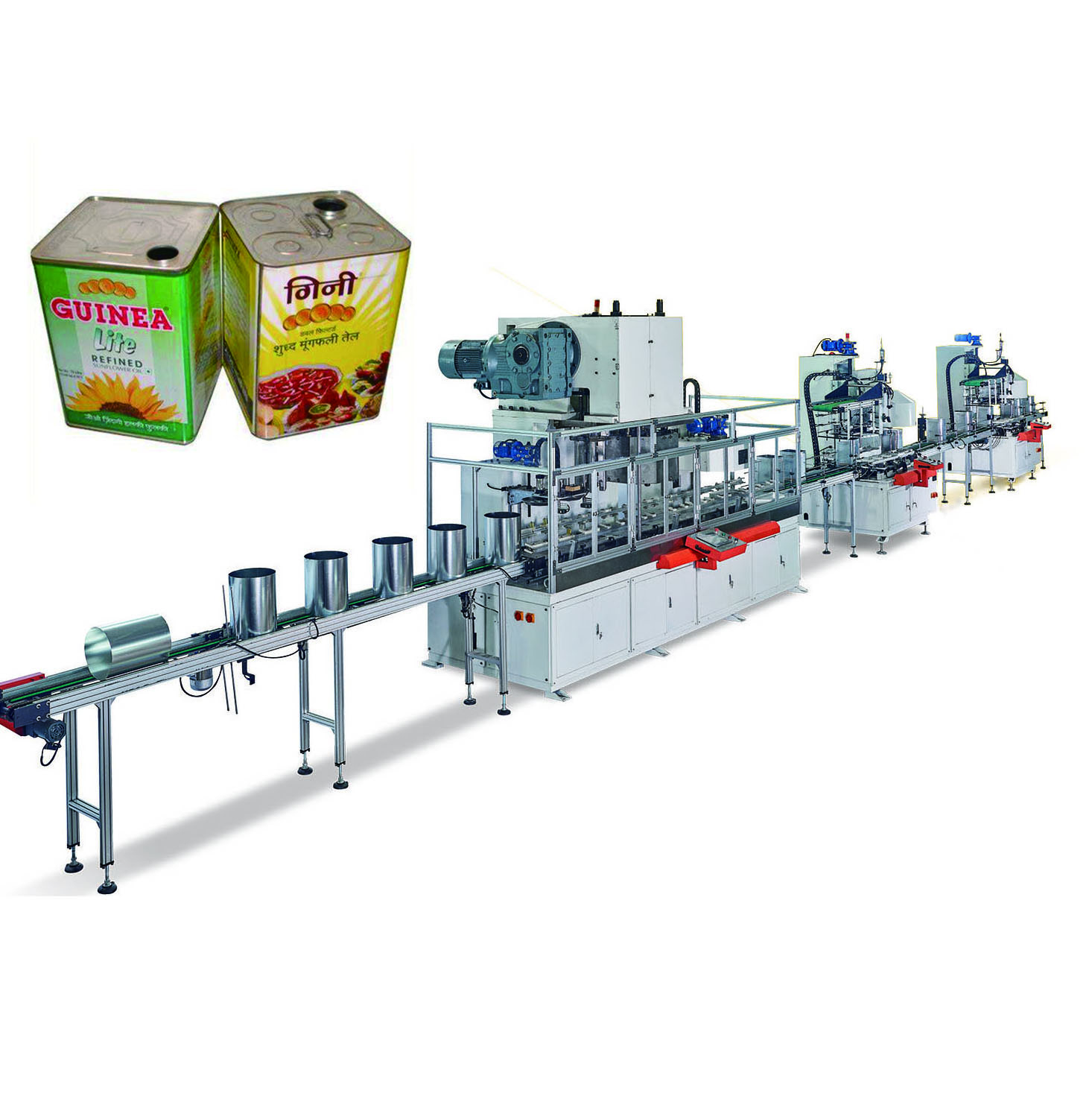 Hot sale Can making machine tin can making machine Square can making machine