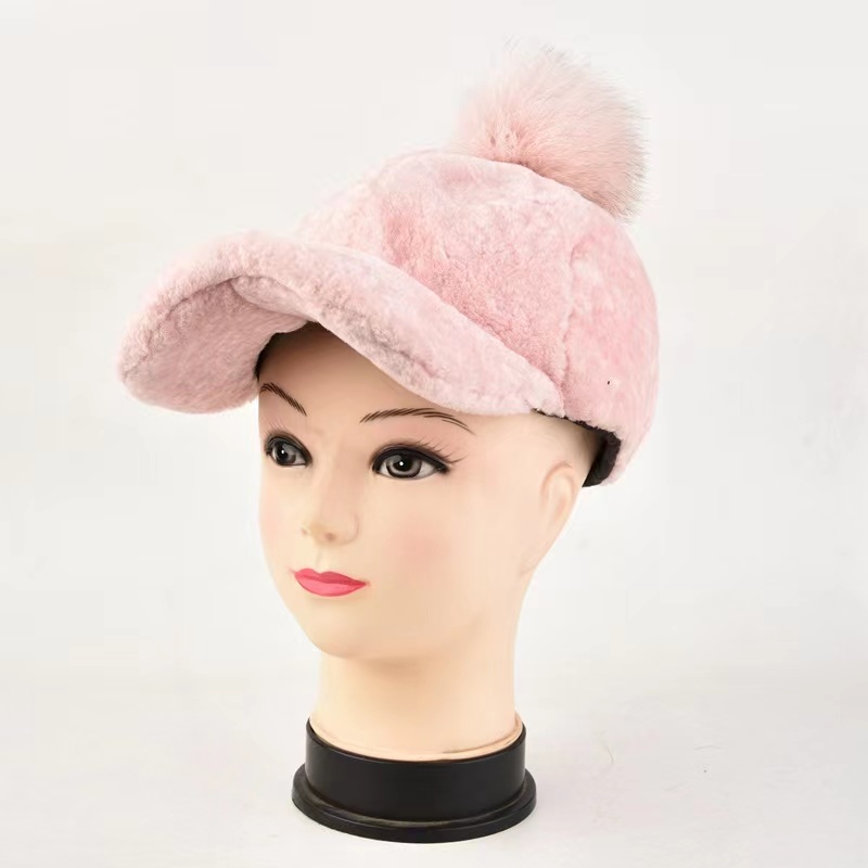 Winter fur hat for women and lady