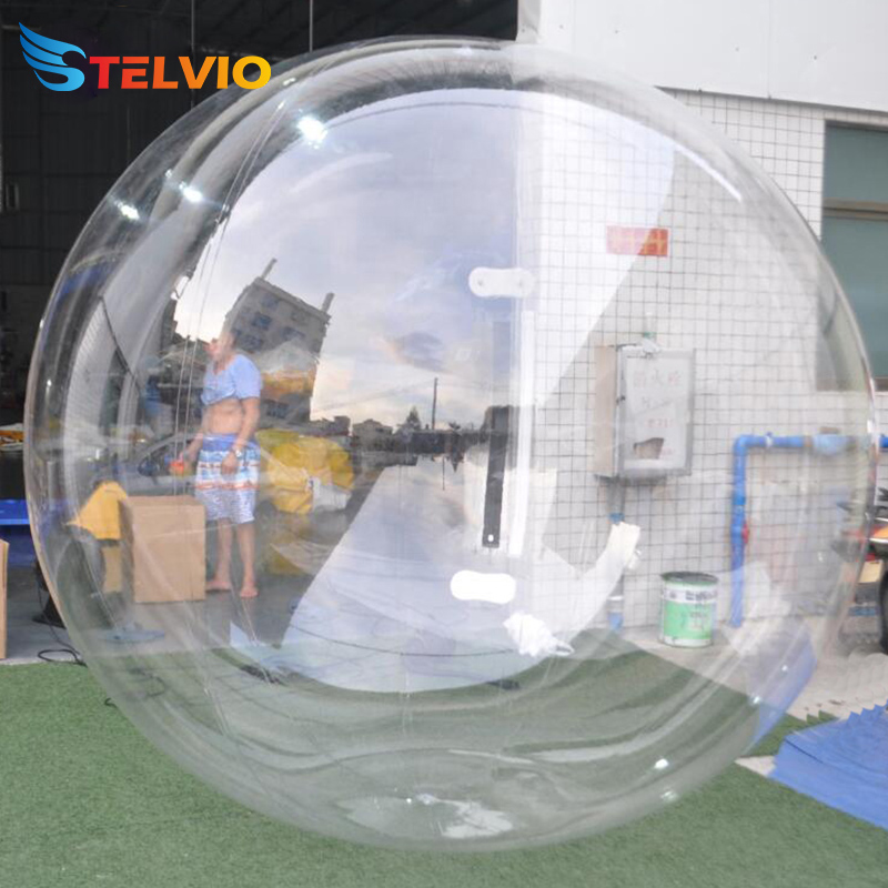 PVC 2m dia inflatable water walking ball human sized Bouncing Walking Hamster Ball for sale