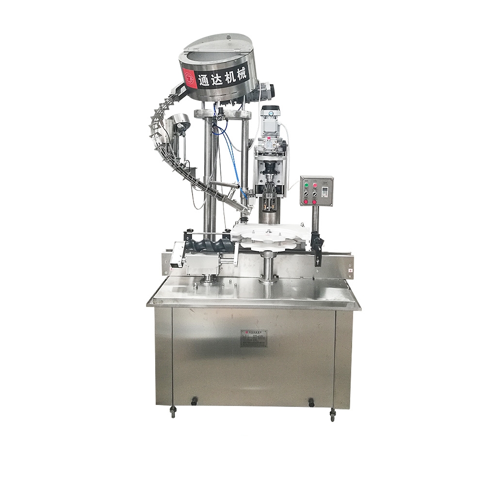 factory full automatic glass bottle aluminum capping machine ropp capper