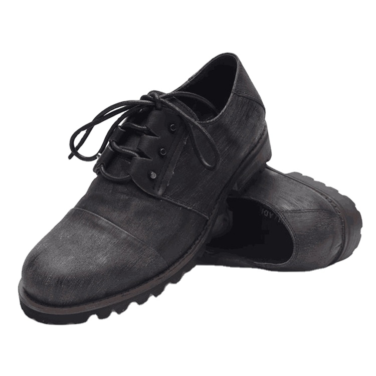 2023 New Plus Size Lace-Up Fashion Men Genuine Leather Shoe Zapatos Hombre Black Stylish Casual Shoes
