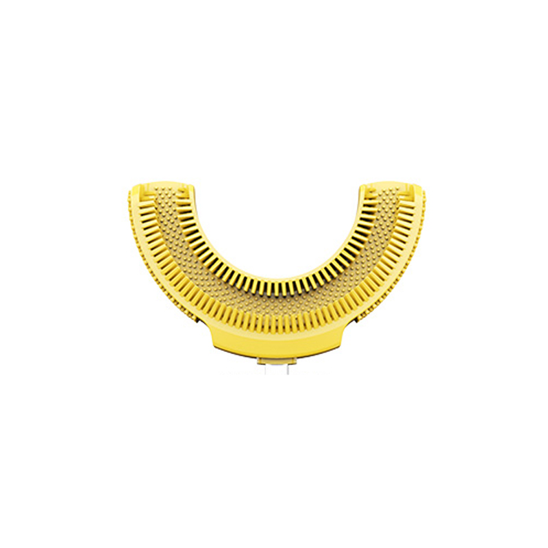 Kid's toothbrush Head The Third Generation U-shaped Brush Head  IPX7 Waterproof 2-4 Years Old Yellow