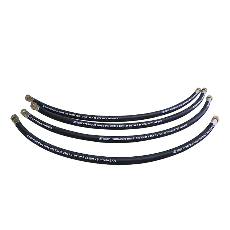 Hydraulic hose High quality steel wire braided hydraulic hose rubber hose