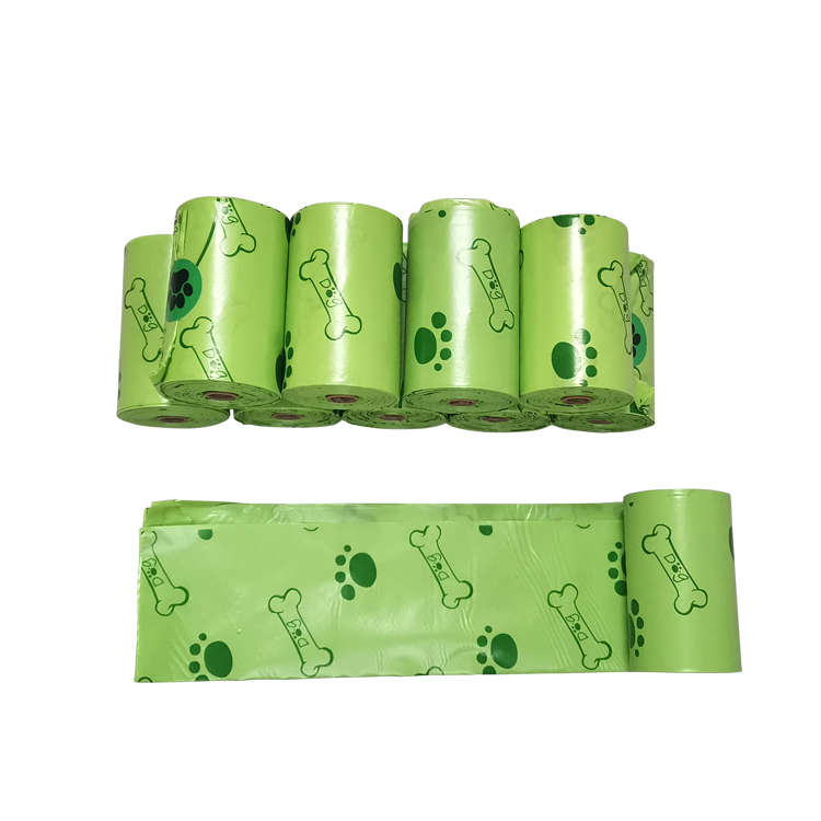Eco Friendly Pet Bags Dog Waste Poop Poo Biodegradable outdoor household Clean-up Bags 100% Biodegradable Poop Bags Dogs