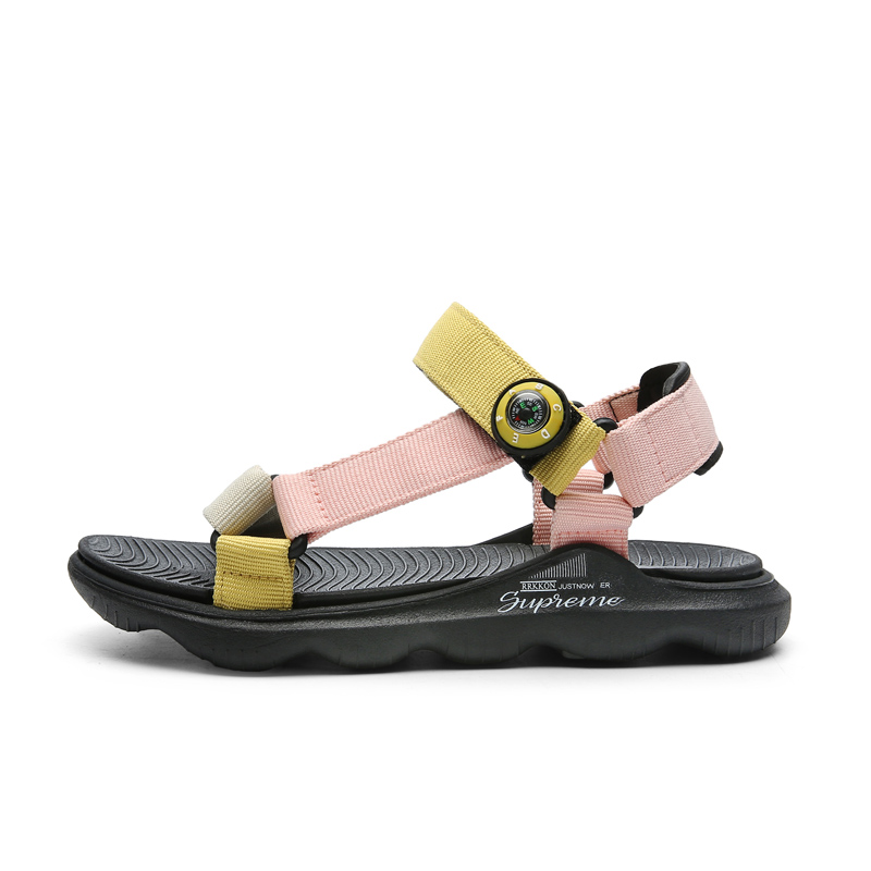 Custom print cute slides fashion EVA casual outdoor summer beach sports sandal for women and men