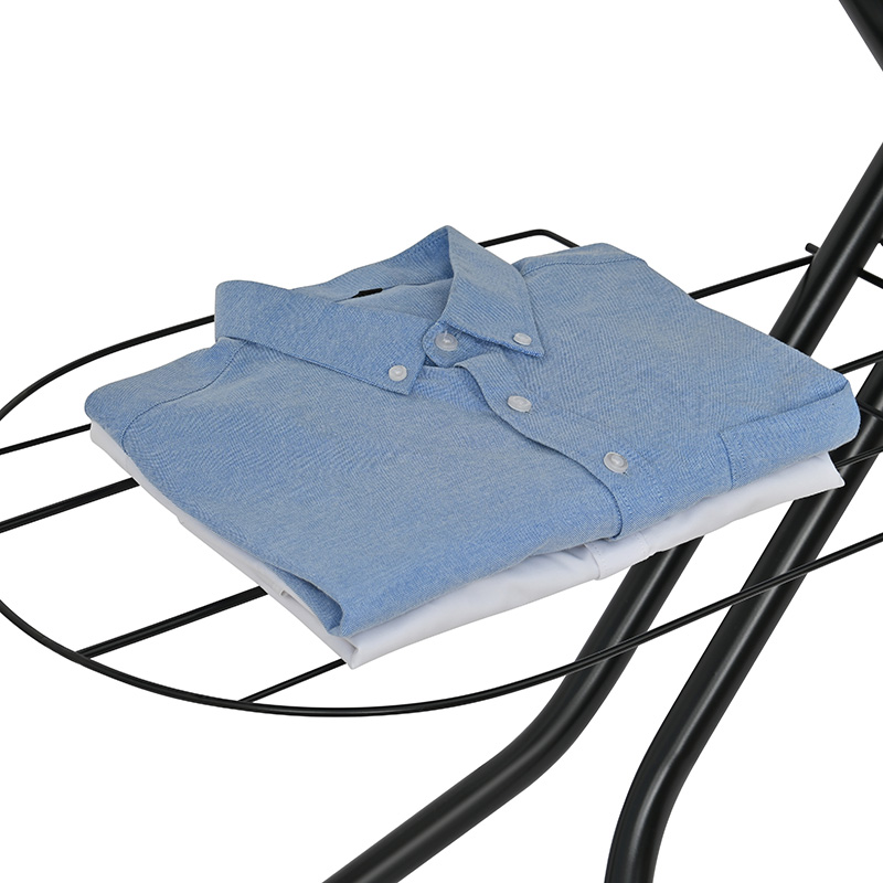 Multi-functional 7 Heights Adjustable Folding Ironing Board Household Space Saving Ironing Board With Movable Panel