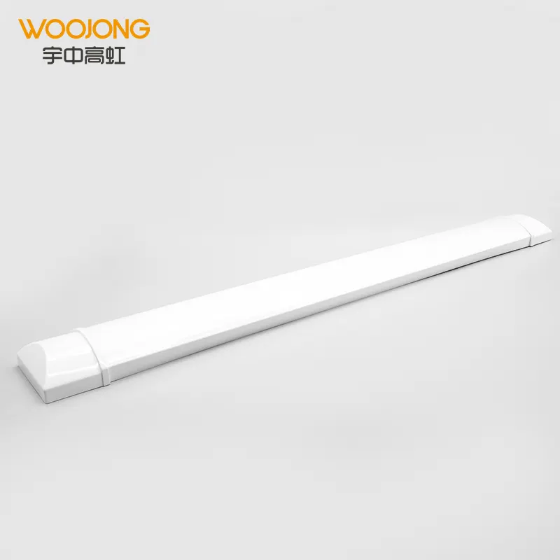 Woojong 20W 30W 40W 50W 2ft 3ft 4ft 5ft Led Shop Light Tube Lamp Bright Batten Tube Light CE ERP