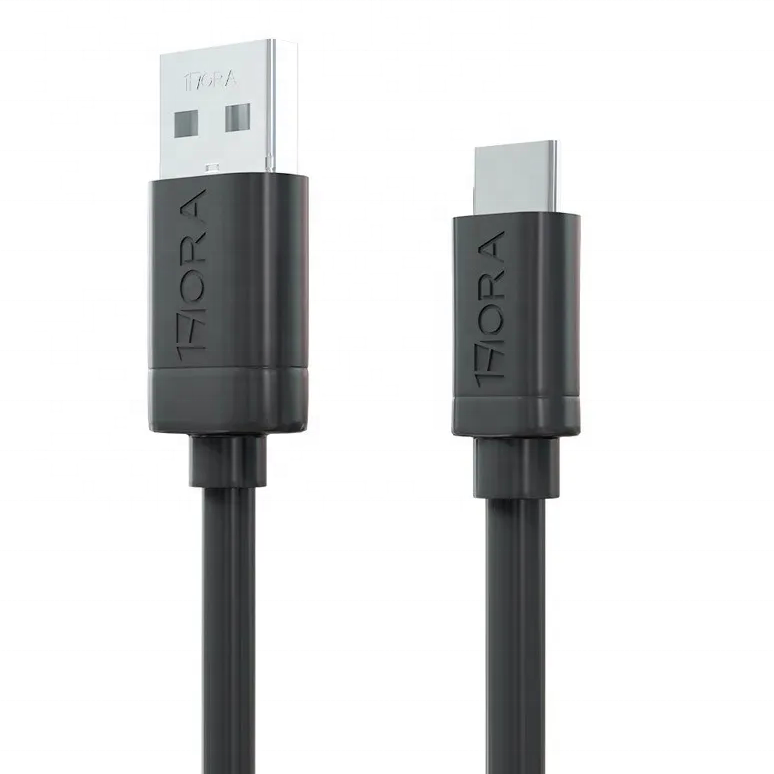 1HORA 2m Type C USB Micro Wire Type C Cable 2.1A Fast Charge Aluminum Phone Data Cord