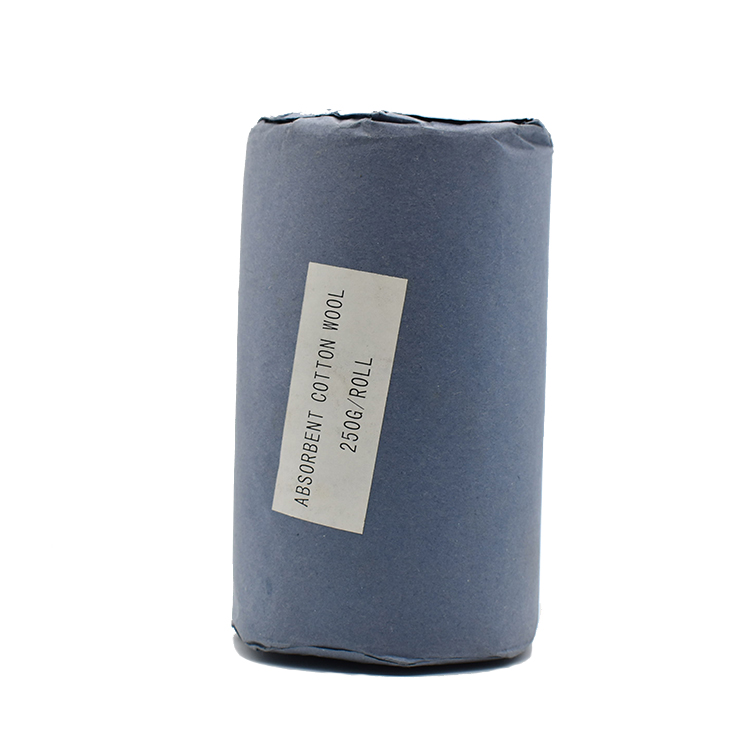 25g 50g 100g 250g 500g Medical Absorbent Cotton Wool Roll