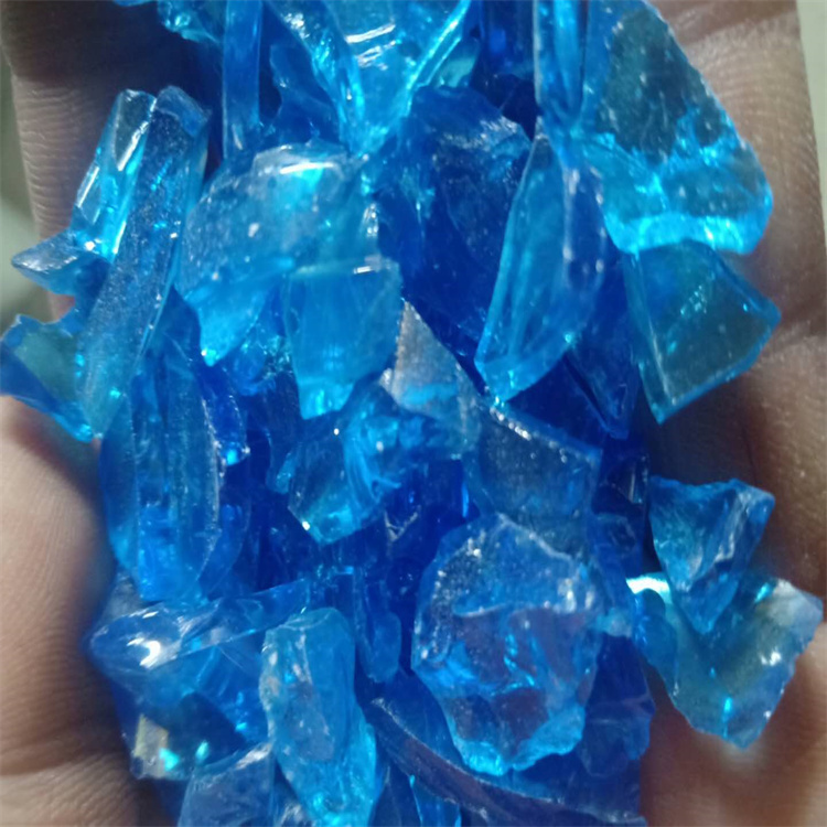 Colored Large Landscaping Slag Glass Rocks Bluedecorative Large Sea Blue glass Rocks For Gabin Wall
