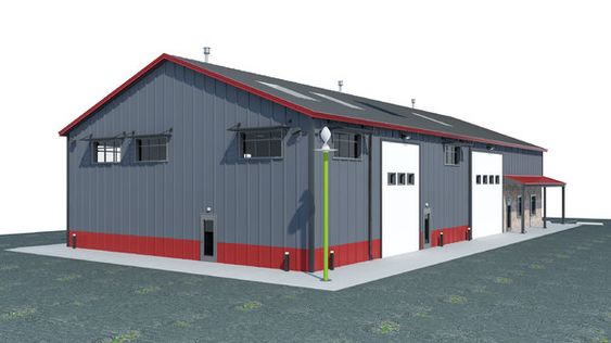 Steel Frame Construction Prefab Garage Prefabricated warehouse Metal Building Steel Structure Shed Workshop