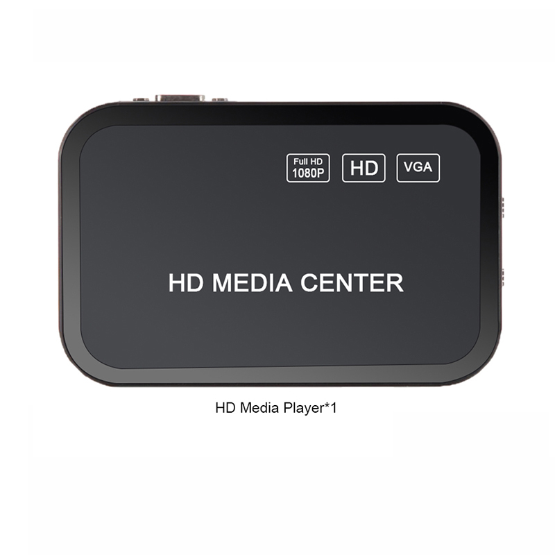 SY245 1080P HD медиапроигрыватель с поддержкой mkv H.264 с VGA HD USB AV MMC/SD портом с дистанционным управлением
