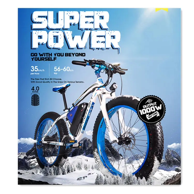Top sale guaranteed quality Attractive Price fat tire electric bike ebike 26 inch beach snow