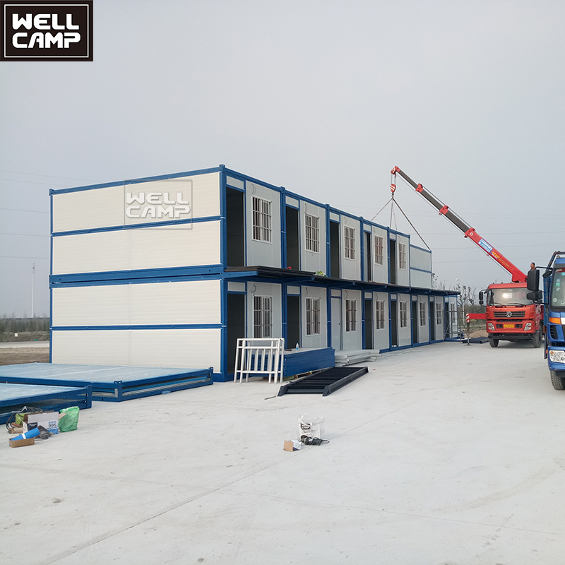 Модульный складной дом WELLCAMP, быстрая сборка, 20 футов, 40 футов, небольшой складной, миниатюрный, расширяющийся, для дома и офиса