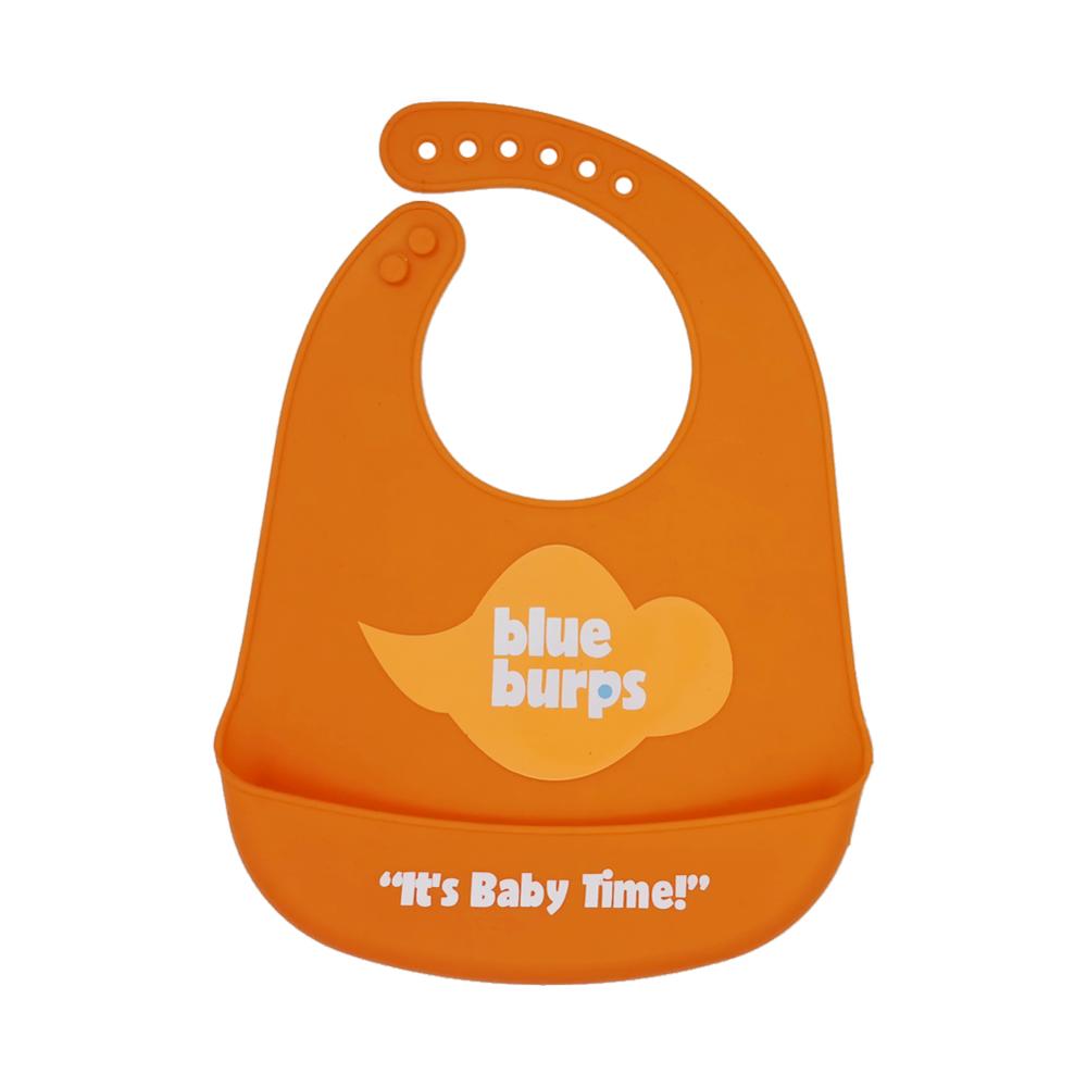 Силиконовый детский нагрудник Blueburps