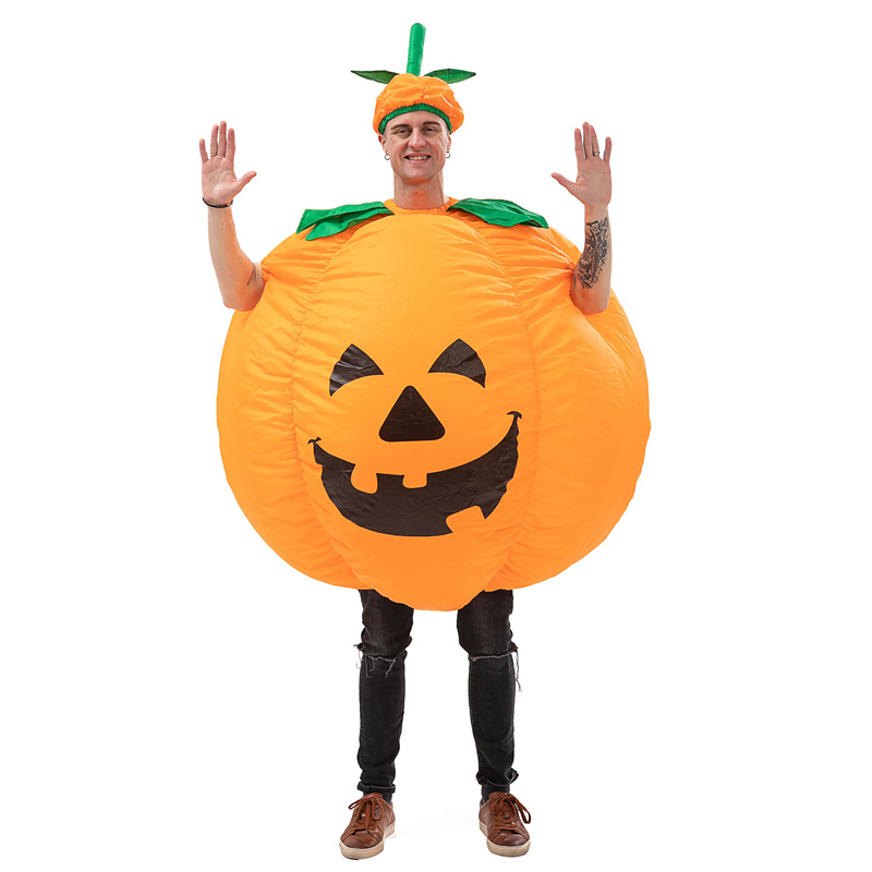 Superior Quality Excellent Big Pumpkin Design Inflatable Pumpkin Suit Inflatable Suit For Adult
