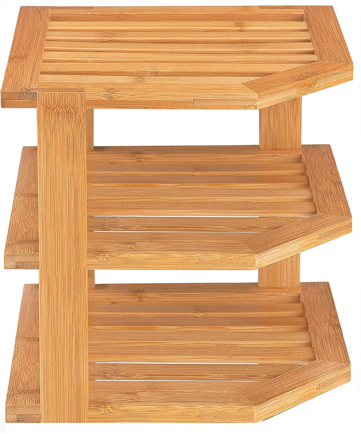 Three-layer 100% bamboo environmental protection household dish rack