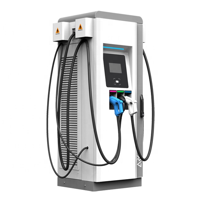 EFlex OCPP соответствует европейским стандартам CE 120kW DC быстрая зарядная станция с ссs CHAdeMO Двойной DC розетки и 22kW переменного тока Тип-2 выхода