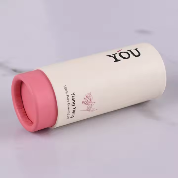 Recycle Cylinder Tube Packaging For Food kraft paper tube Printing Logo Cosmetic Cardboard Tube Gift Packaging