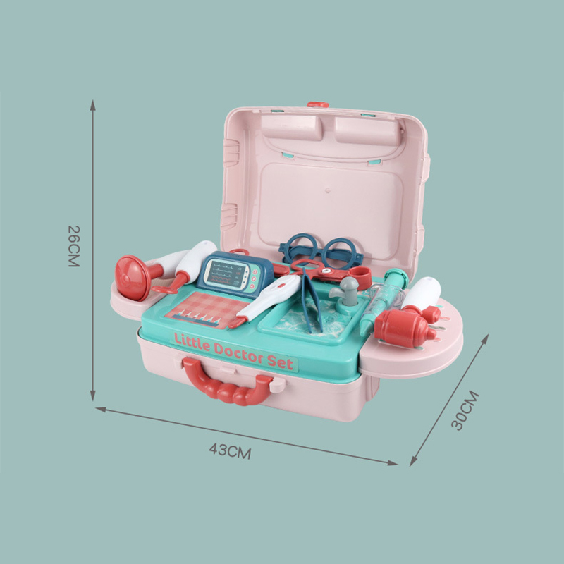 New Arrivals Educational Doctor Set Toy Pretend Play 3 In 1 Plastic Set Doctor Toys For Kids