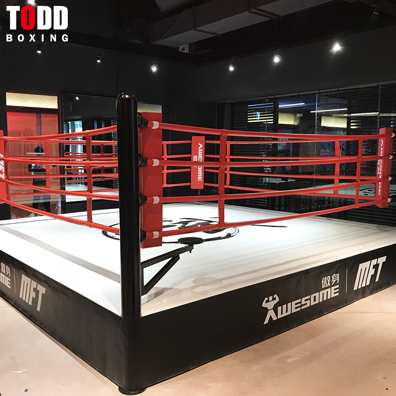 Поднятое тренировочное кольцо MMA fighting Thai, б/у боксерское кольцо на продажу