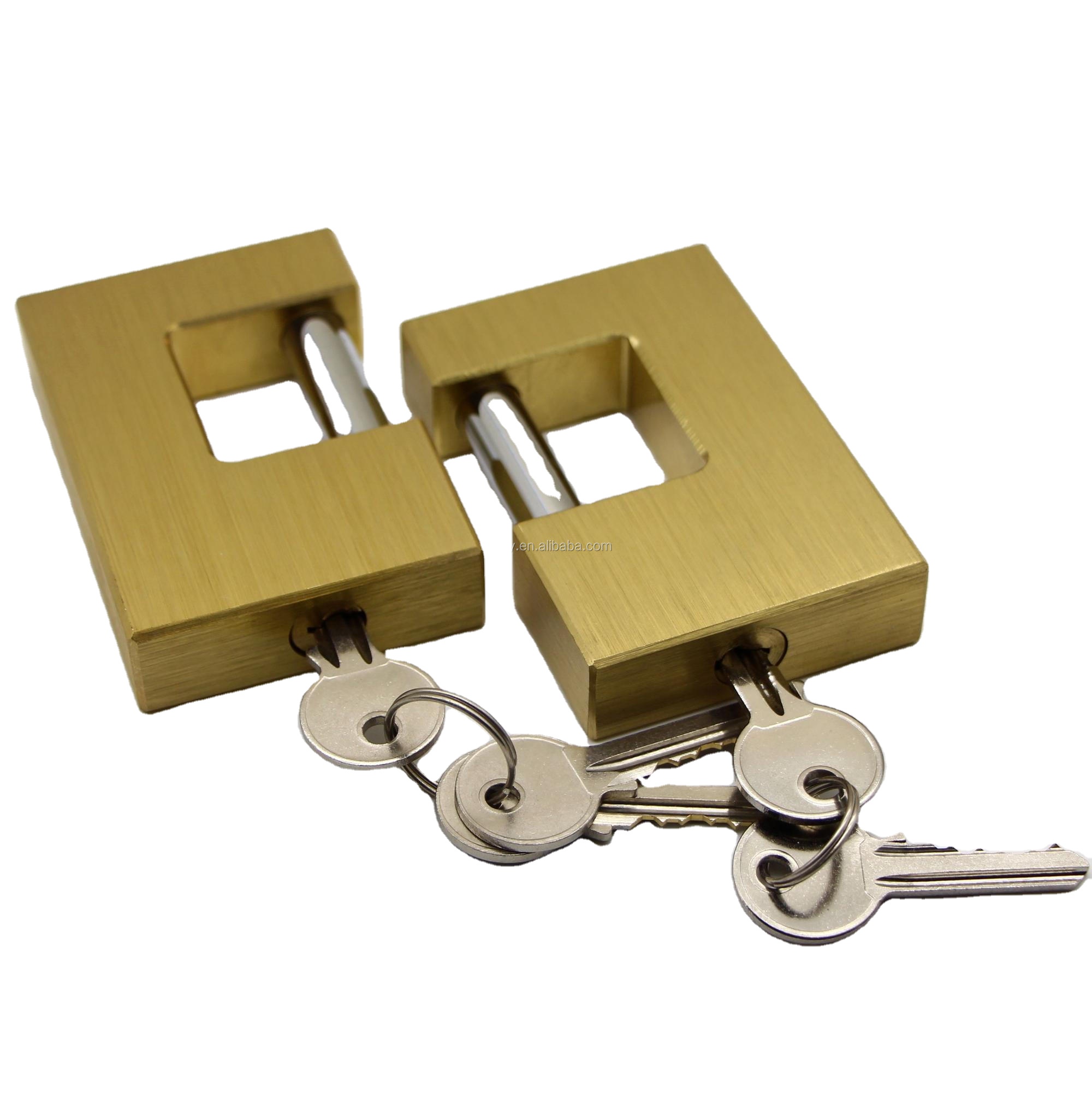 Hot sale cheap price high quality waterproof anti theft rectangular brass padlock safety 80mm padlock from china