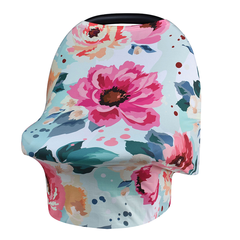 Custom logo Fast delivery privacy 360 Amazon custom high quality polyester baby car seat cover nursing breastfeeding cover