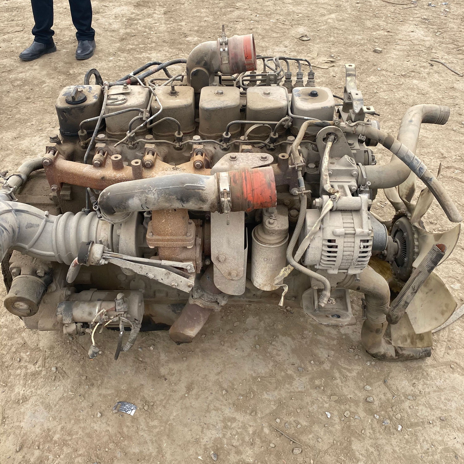 Отличный полный б/у дизельный двигатель Cummin s 6BT 230 HP в сборе для продажи