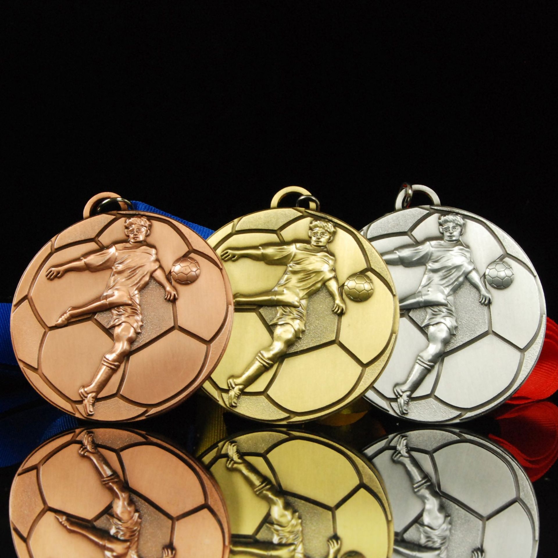 Изготовитель medalla s, металлическая дешевая 3D футбольная плавательная Спортивная Золотая пустая футбольная медаль тхэквондо для бега, сублимационная медаль на заказ