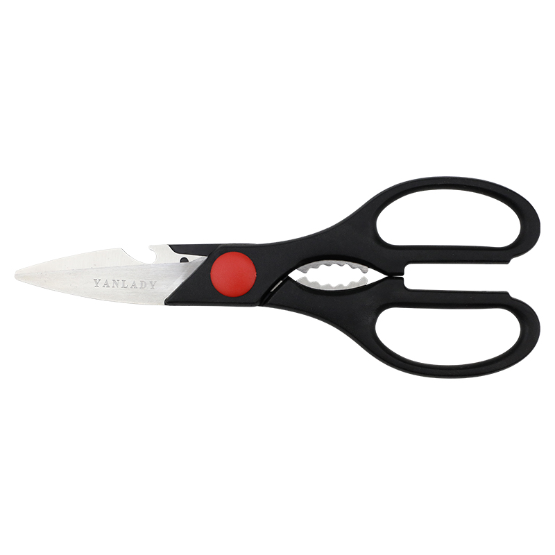 Yangjiang Chinese 8 inch multifunctional stainless steel kitchen scissors shears