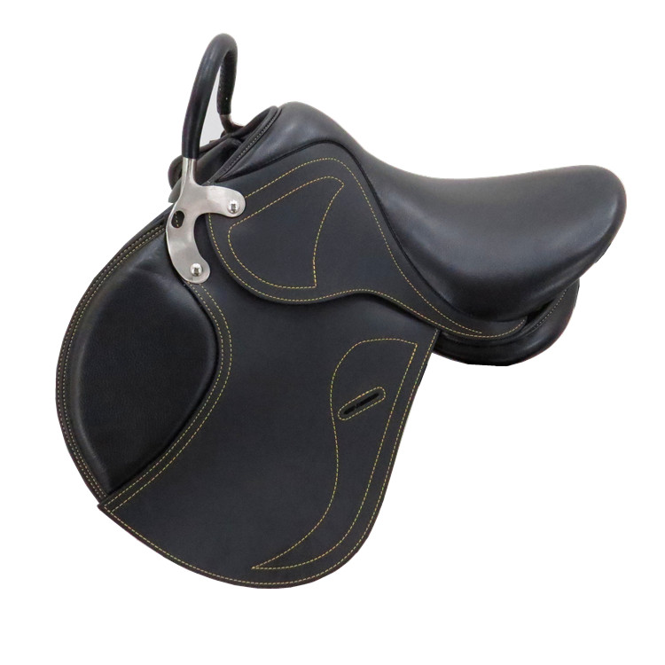 New style western leather horse saddle for horses racing