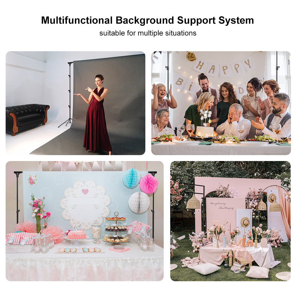 10 Ft Photo Backdrop Tension Backdrop Stand Pipe And Drape Stand lamp/Backdrop Extra Large Green Screen Background Stand