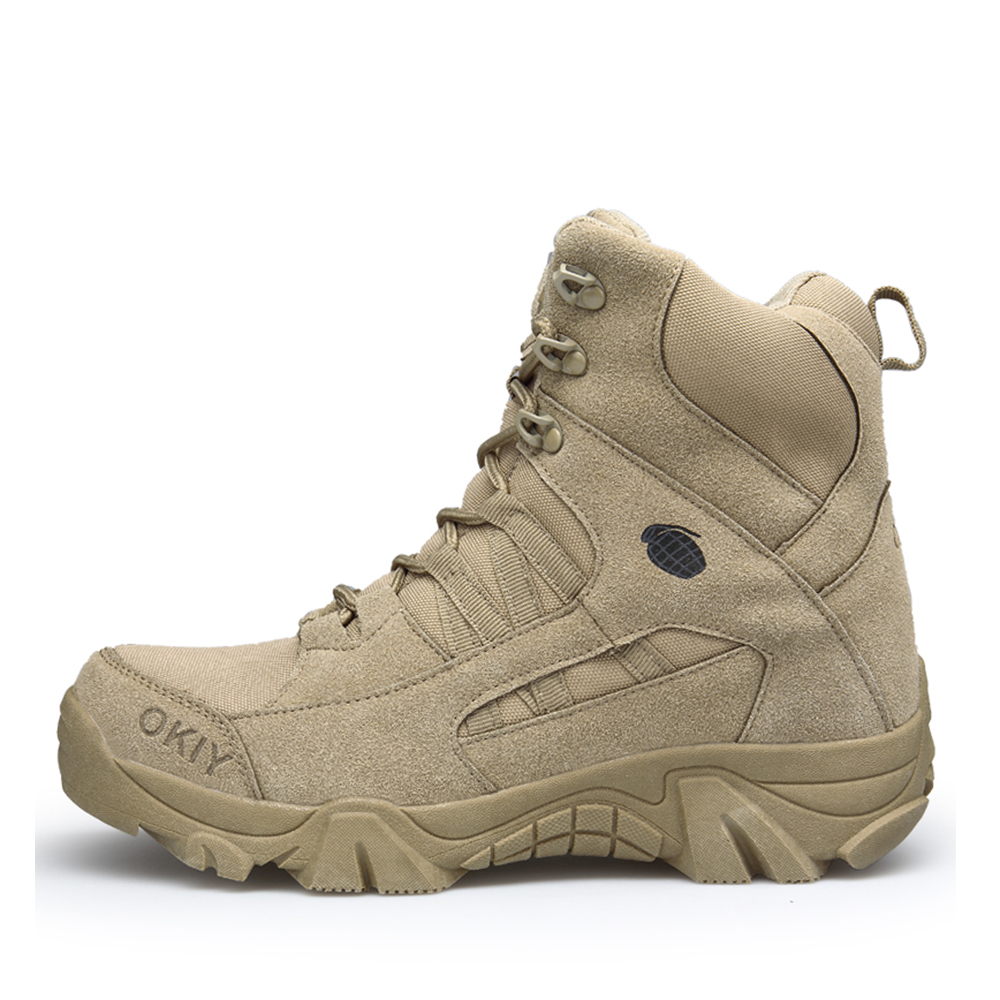 Custom New men's military boots outdoor large boots Hiking Tactical Boots