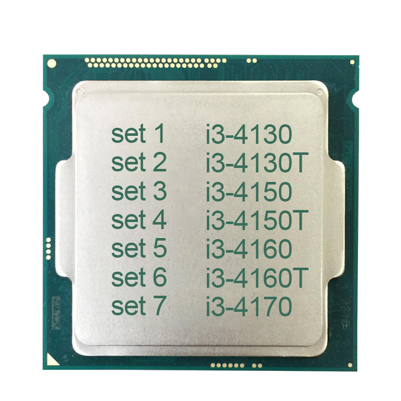 Lntel core 1150 разъем i3 двухядерный процессор i3-4130 i3-4130T i3-4150 i3-4150T i3-4160 i3-4160T i3-4170 в наличии лучшее предложение