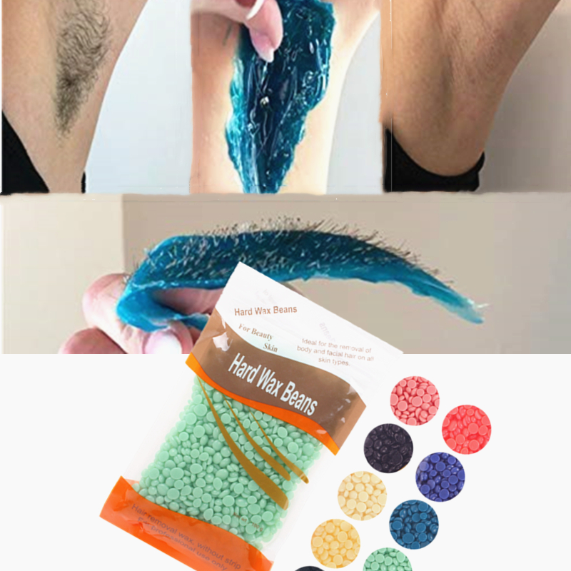 Full Body Brazilian Bikini Face Legs Eyebrow Aloe Painless Lansley Hard Wax Beans Hair Removal