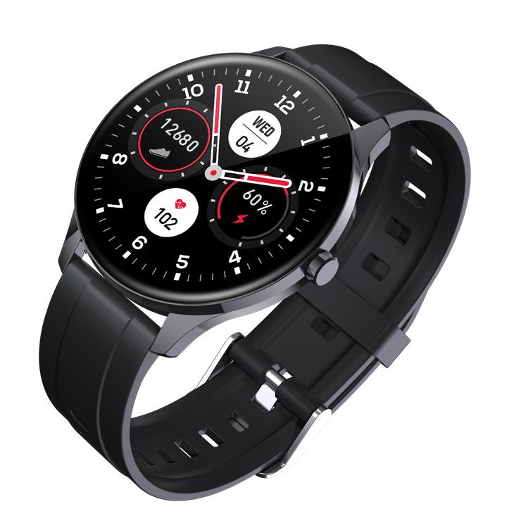 New Arrival Ip68 Waterproof Android Round Smart Watch Stainless Wristwatch With Change Dial Sport Smartwatch