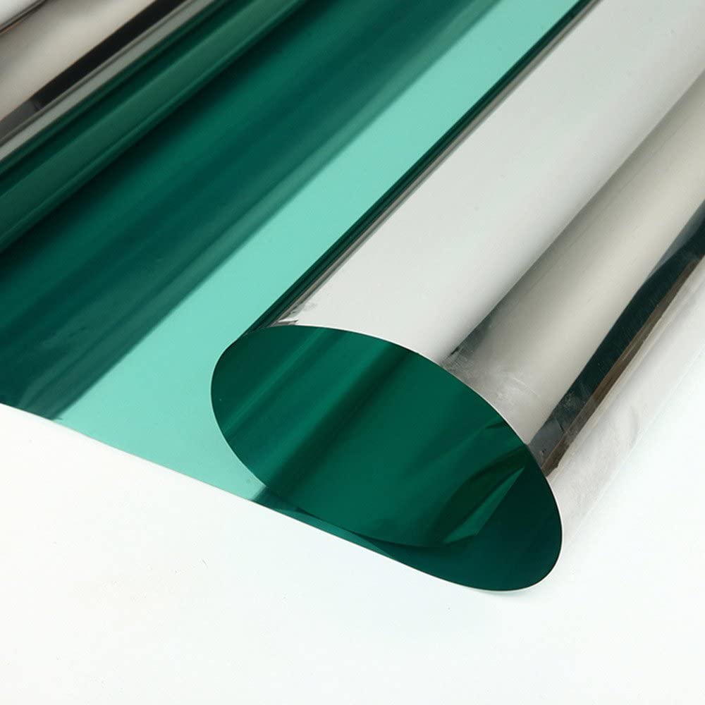 self adhesive Silver reflective mirror building window tint film home