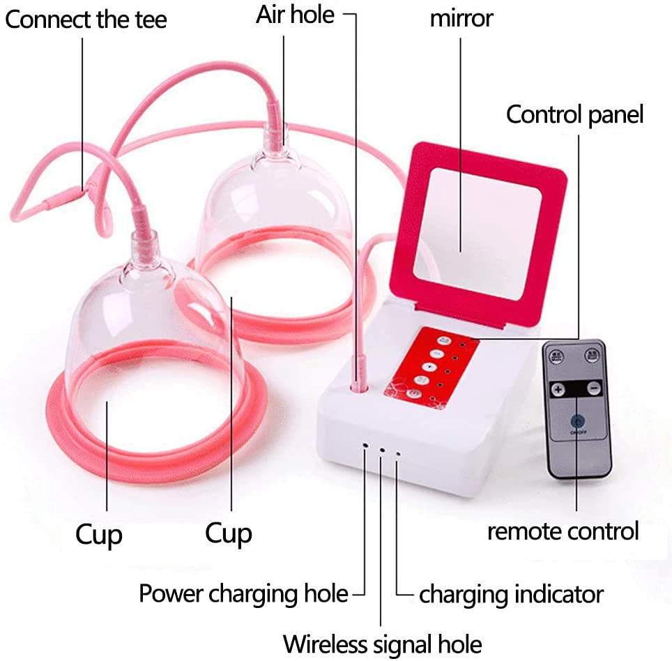 New Women Vacuum Suction Breast Enhancement Beauty Device Powerful Buttocks Enhancement Vacuum Sucking Machine