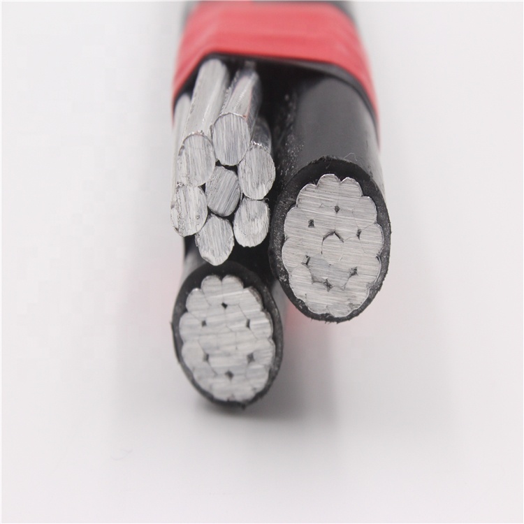 Кабель Drop Wire 1 * 6awg + 6awg дуплексный провод алюминиевый проводник Xlpe изолированный кабель
