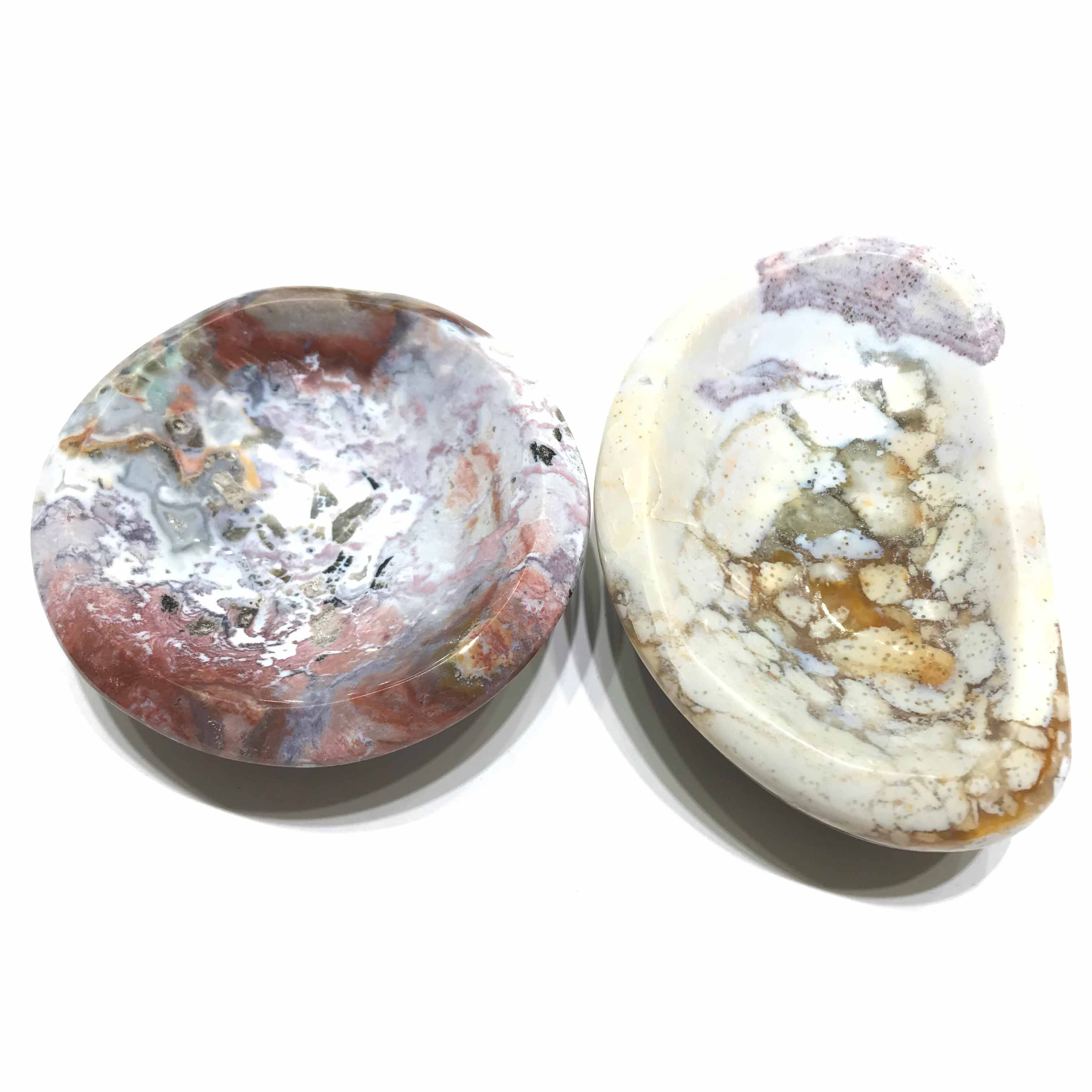 Natural Small size Ocean Jasper Crystal Bowl For Decoration