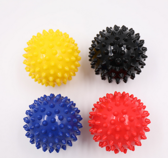 Глубокий триггер ткани точка myofascial релиз массаж мяч массаж ног spiky ролик