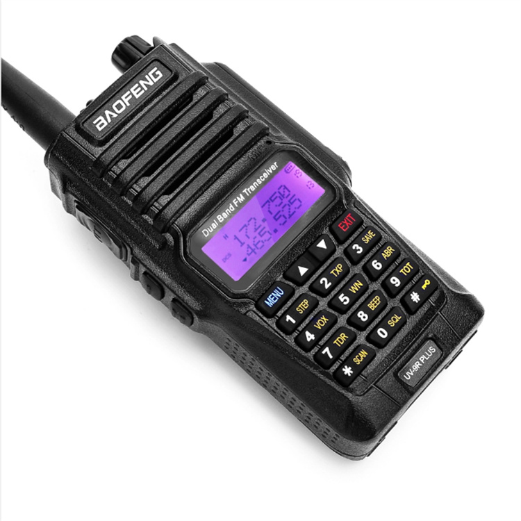Baofeng Uv-9r плюс Водонепроницаемый иди и болтай Walkie Talkie радио высокой мощности Dual Band портативная приёмопередаточная радиоустановка иди и болтай Walkie Talkie