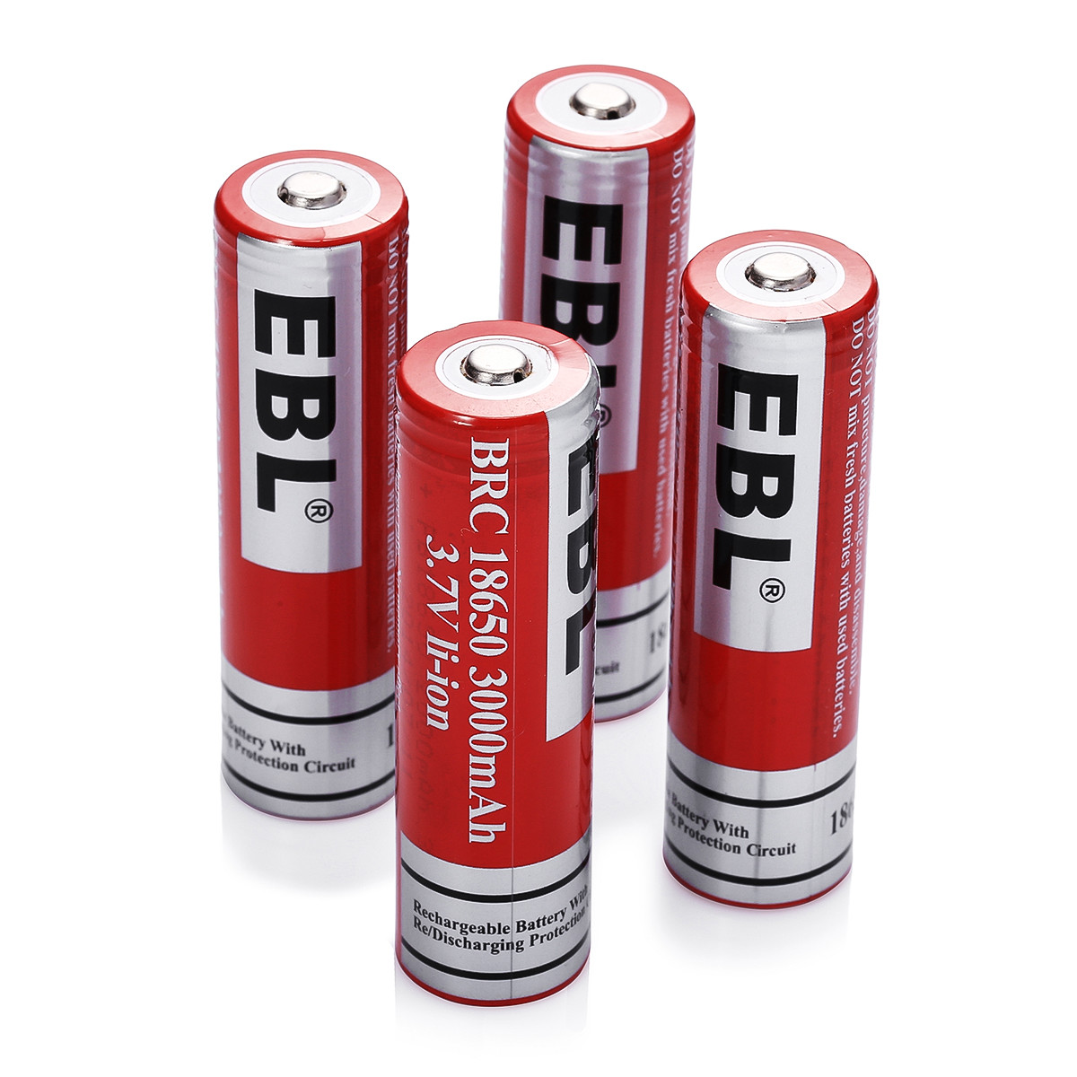 EBL оптовая продажа Новая светящаяся oem большая емкость usb перезаряжаемая литий-ионная батарея Быстрая Зарядка 18650 литий-ионные батареи