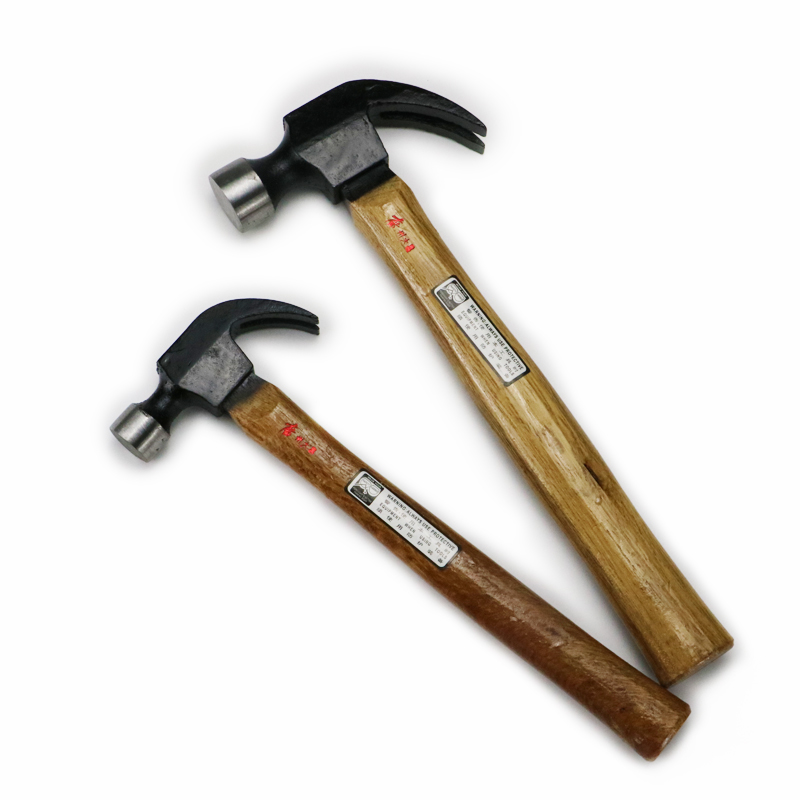 Hot Selling Hardware Tools Multifunctional Wooden Handle Electrician Claw Hammer